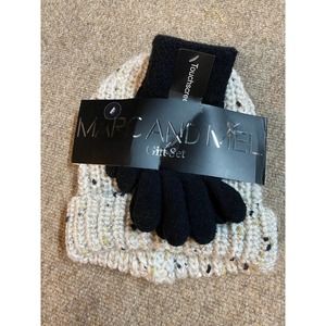Marc and Mel Knit Hat and Gloves Gift Set